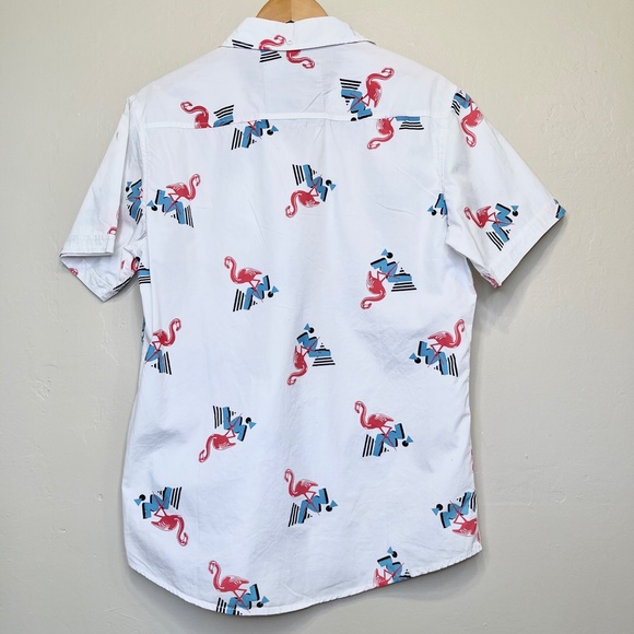 Broken Threads | NWOT Flamingo Button Up Shirt - Picture 3 of 8